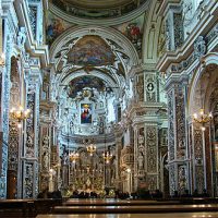 Interno della chiesa del Gesù, detta Casa Professa