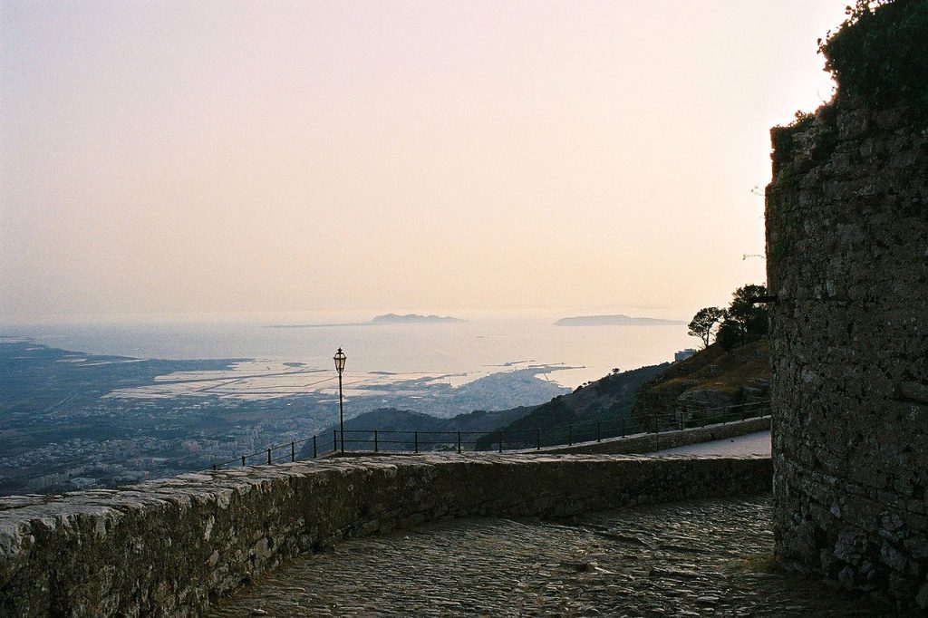 Vista su Trapani dal castelo